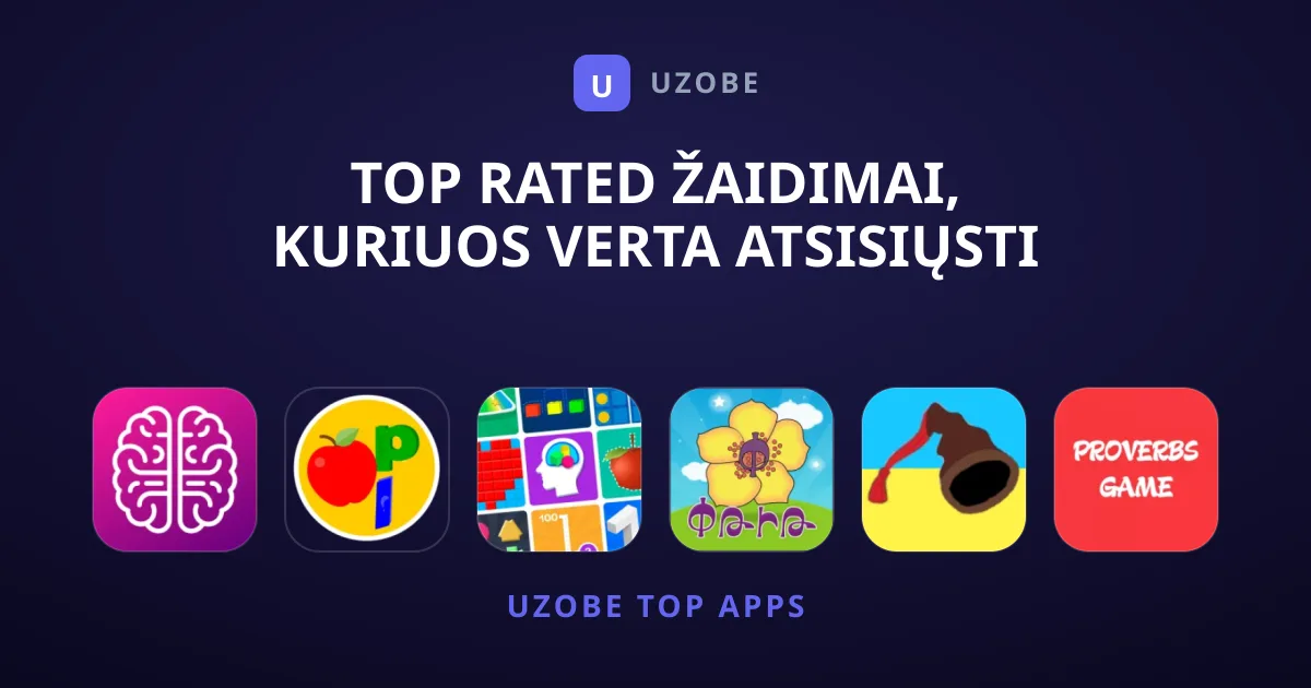 Top Rated Žaidimai, Kuriuos Verta Atsisiųsti Šiandien